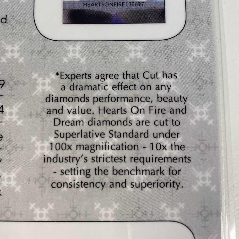 Platinum Diamond .244 HEARTS ON FIRE (SZ4) 1/4cttw Solitaire Engagement Ring COA - Picture 8 of 14